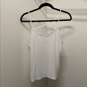 Cross strap tank top